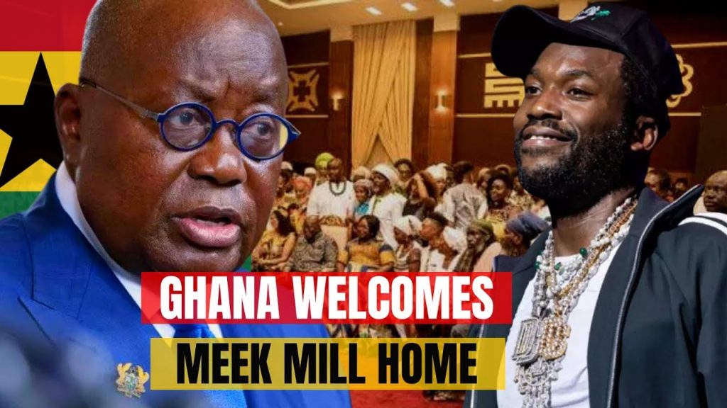 Ghana welcomes Meek Mill Home